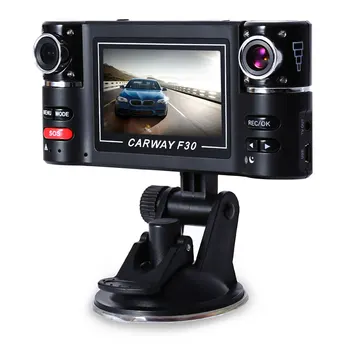 

Car DVR 2.7'' HD TFT Dual Lens Car Camera Night Vision Car DVRs Windshield Driving Camcorder Video Recorder Rear View Dash Cam