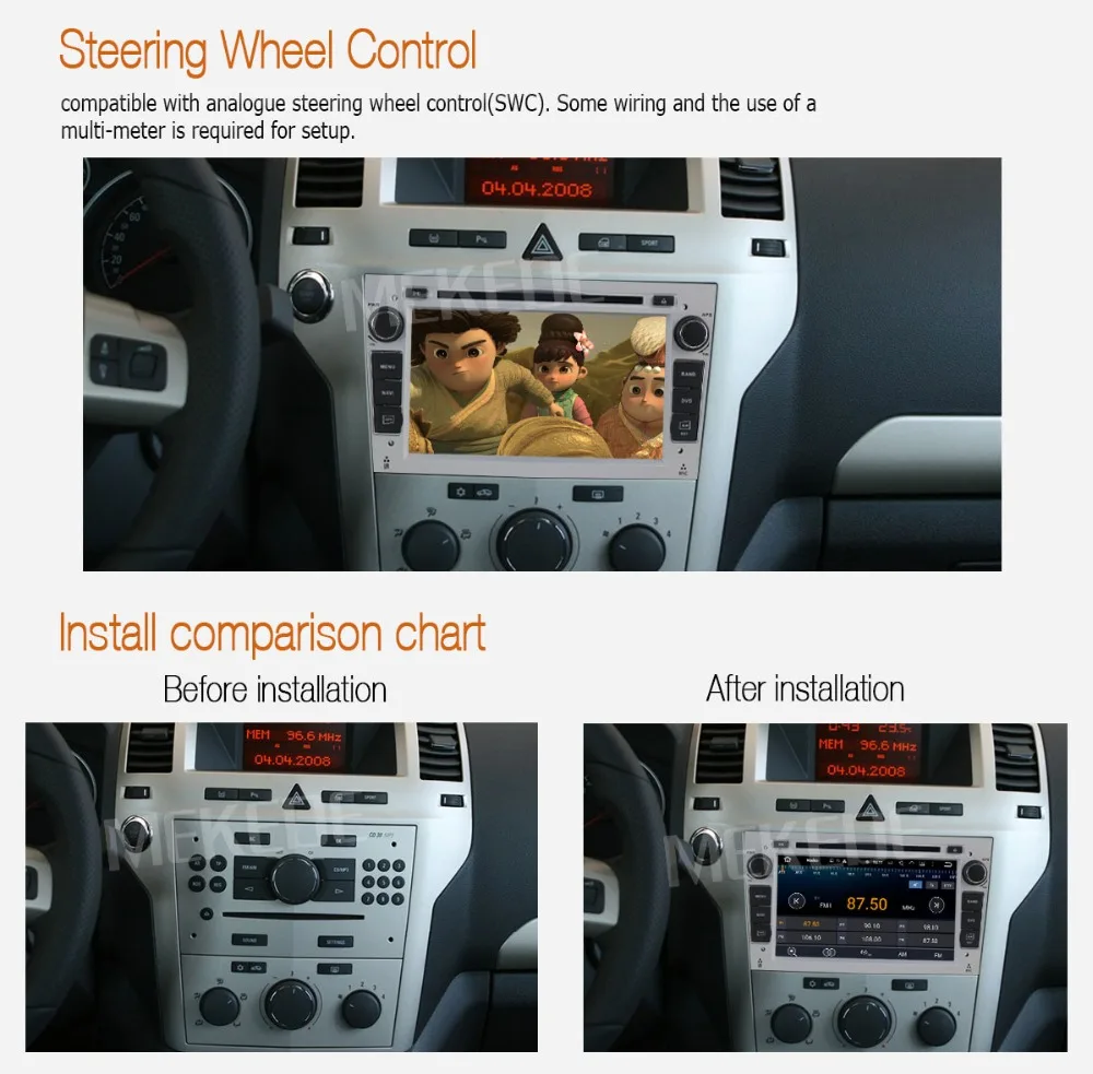 Flash Deal 2DIN Android8.1 HD screen 1024*600 Car multimedia player for Opel Astra Vectra Antara Zafira Corsa with radio gps dvd player 12