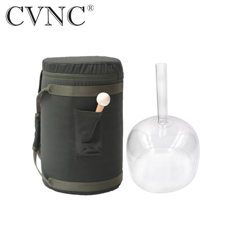 CVNC 7 &quotПоющая чаша CDEFGAB любая одна мелодия полой ручкой прозрачный кристалл