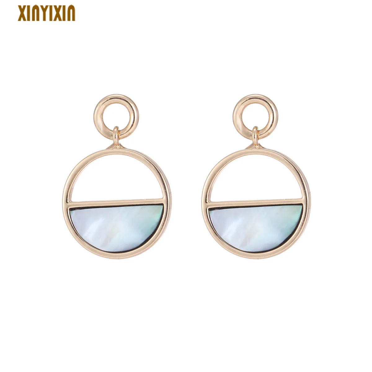 

Fashion Gold Shell Drop Earrings for Women Bohemia Silver Round Circles Dangle Earrings Elegant Simple Friendship Jewelry Gift
