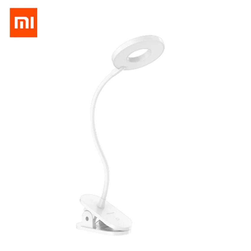 

Xiaomi Yeelight LED Desk Lamp Clip-On Night Light USB Rechargeable 5W 360 Degrees Adjustable Dimming Reading Lamp For Bedroom