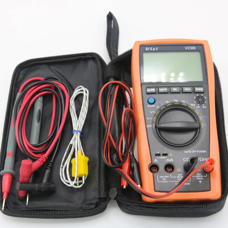 VICHY VC99 3 6/7 Авто Диапазон Цифровой мультиметр с мешком|auto range digital multimeter|digital multimetervc99