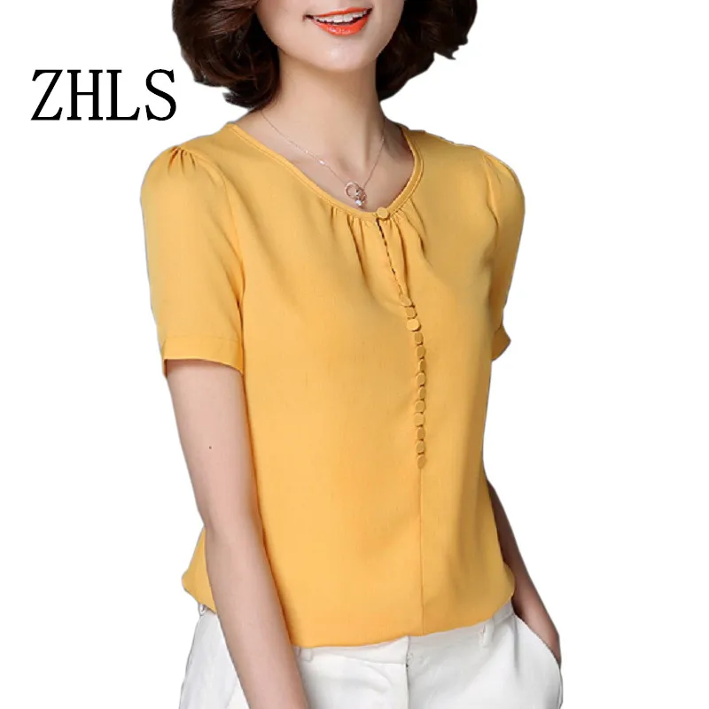 S 3xl blusas femeninas 2016 verano Mujer Tops a estrenar más tamaño casual gasa Blusas señora Oficina Camisas for sale|shirt brazilshirt blouses - AliExpress