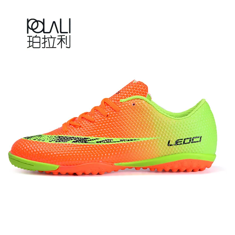 

Men TF Soccer Shoes Sport Football Shoes Kids Boys Indoor Turf Football Boots Soccer Futsal Cleats Zapatillas Futbol Sala Hombre