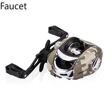 

7.3: 1 High Speed Ratio Camo Droplet Wheel Road Sub-Magnetic Brake Metal Fishing Wheel equipamentos de pesca fishing gear
