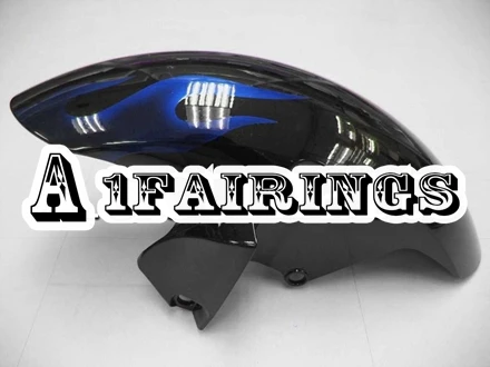 Обтекатели для Yamaha R6 YZF600 2008- 09, 10, 11, 12, 13, 14, Кузов ABS впрыск пластиковый обвес цвет: черный, Синий Пламя капоты