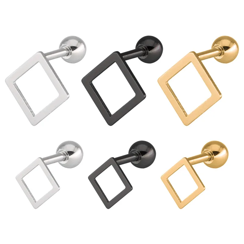 Titanium steel earrings