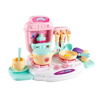 

Children Play & Pretend Toy Simulation Mini Kitchen Cookware Playsets Learning Toys For Children Gift For Kid