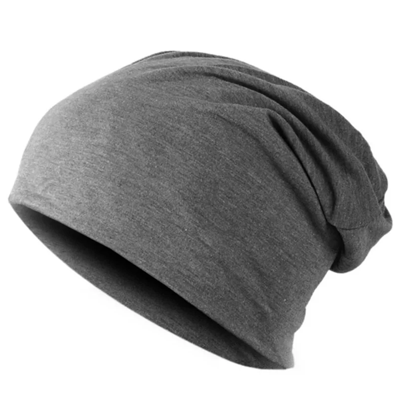Женские мужские унисекс черные/Темно-Серые вязаные Повседневные шапки одноцветные хип-хоп Snap Slouch Skullies Bonnet beanie Hat