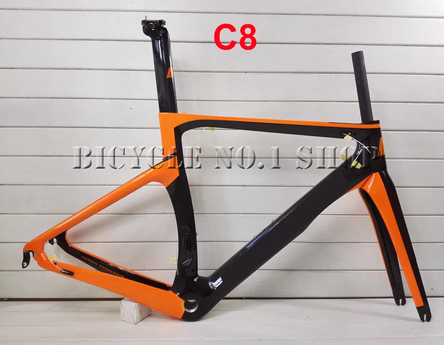 Best NK1K model carbon road racing bike frame 22 colors custom painting to quality 2 years warranty XDB shipping available 6