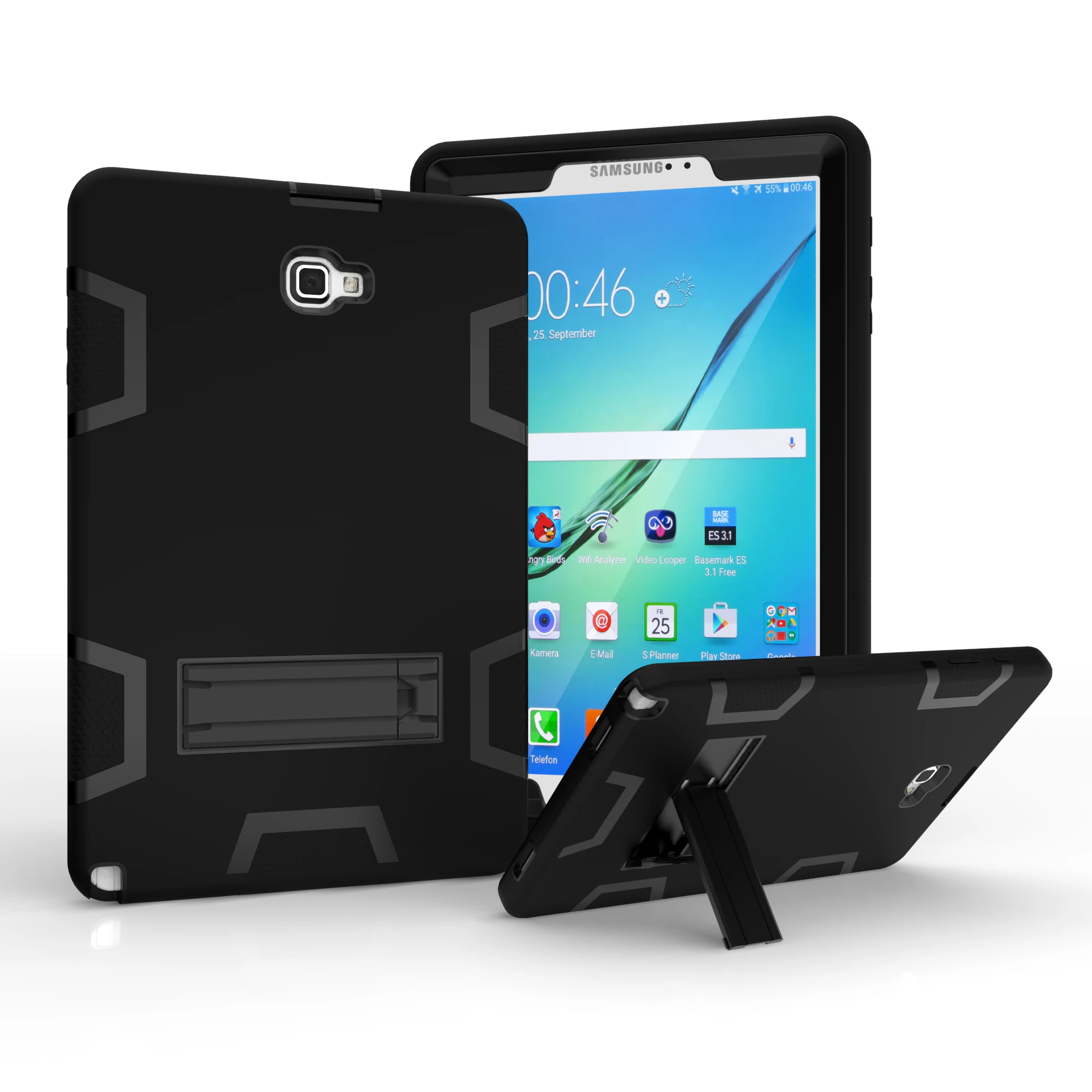 

Conelz for Samsung Galaxy Tab A 10.1 2016 T580 T585 Protective Back Case Hybrid Shockproof Armor Stand Case Cover with Kickstand