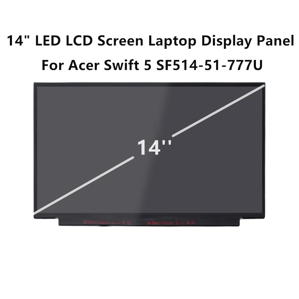 FTDLCD 14" LED LCD Screen Laptop Display Edgeless Panel For Acer Swift