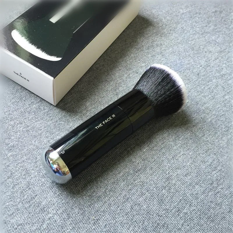 

(MJ3B) The Face III Buffing Foundation Brush #3 - Quality Full Coverage Liquid Foundation Cream Brush - Beauty Makeup Blender