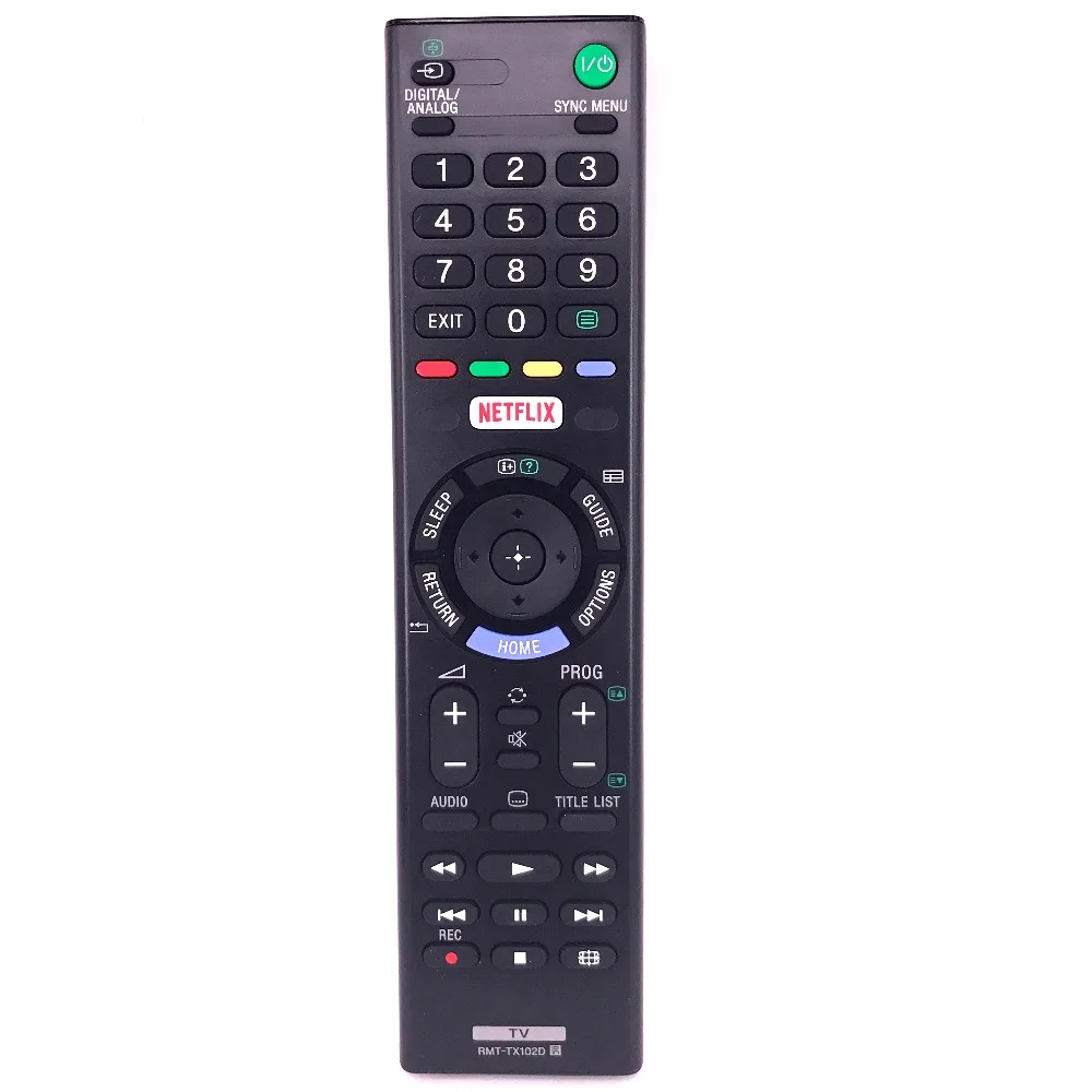 Новая замена RMT TX102D для SONY светодиодный ЖК дисплей 4K ТВ дистанционного Управление