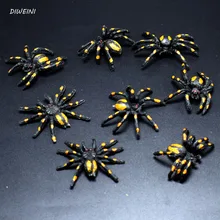 10Pcs/set Lifelike Simulation figuratus spider Animals Action Figure Toy funny Practical Jokes toys Wacky toy