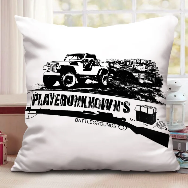 PLAYERUNKNOWNS BATTLEGROUNDS Cosplay Prop Game PUBG Peripheral Pillow Fashion Square Cushion Waistpad Sofa Pillow - Цвет: 24