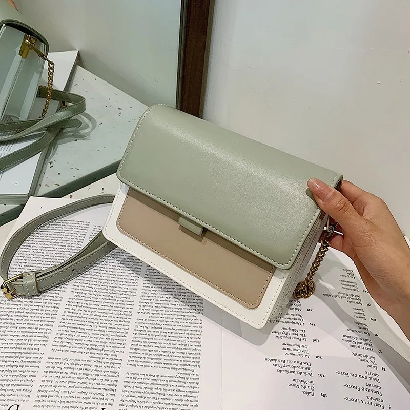 2019 женские сумки мессенджеры летняя кожаная сумка через плечо на цепи высокого