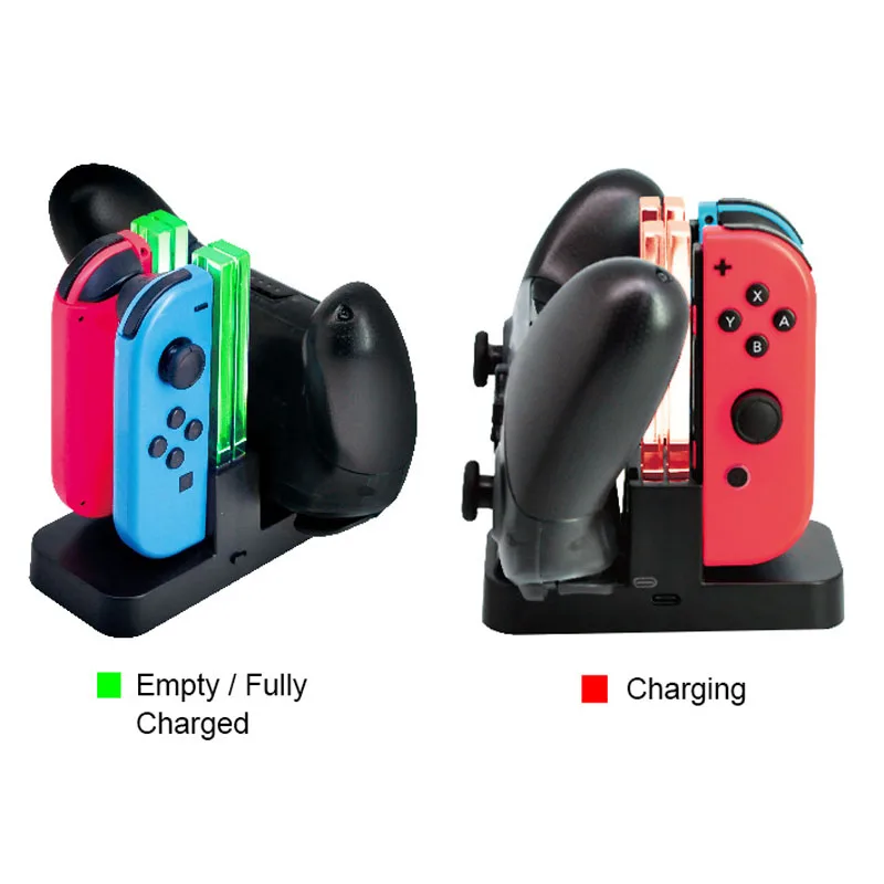 Зарядное устройство для контроллера Nintendo док станция зарядки Joy con и Pro с