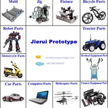 Китай поставщик cnc подвергая механической обработке части алюминиевый быстрый прототип