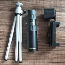 Бинокль Nikula 10-30x25Zoom Монокуляр высокого качества телескоп Карманный Binoculo охотничий оптический призматический прицел со штативом