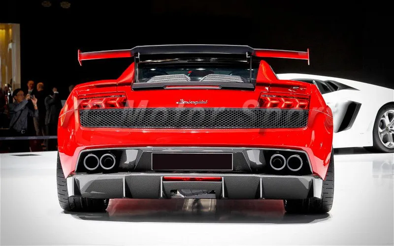 2003-2014 Lamborghini Gallardo LP550 LP560 LP570 LP570-4 Super Trofeo Style GT Wing FRP (33)