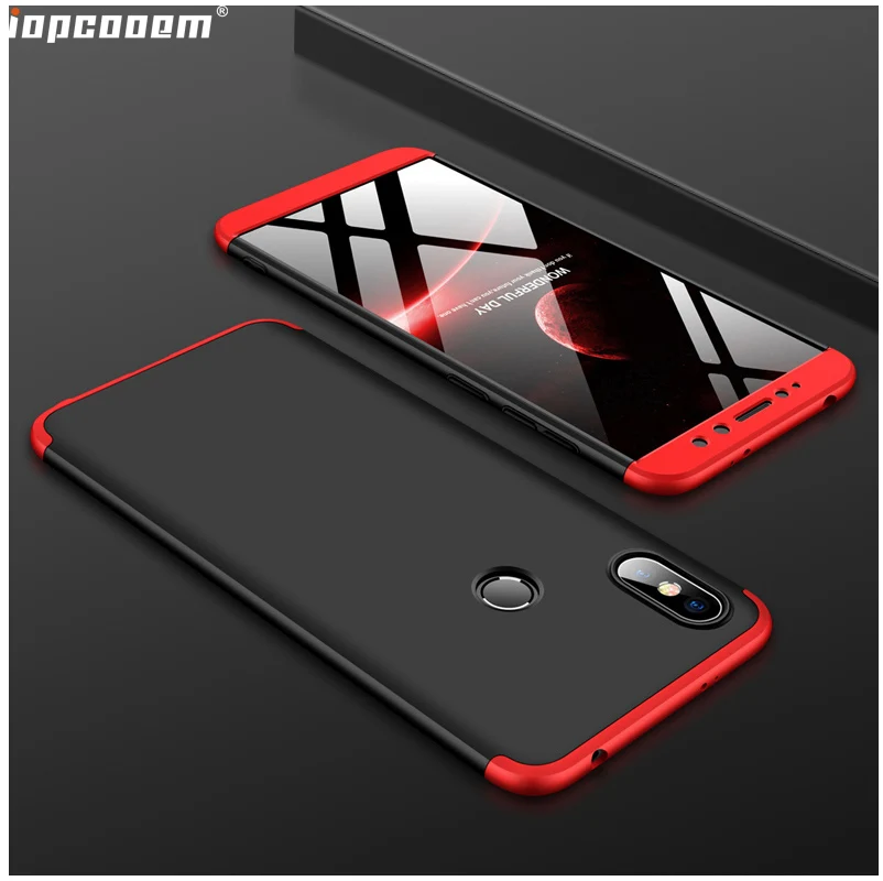 Чехол для телефона Xiaomi redmi S2 Y2 чехол 360 полный защитный 3 в 1 матовый Жесткий ПК