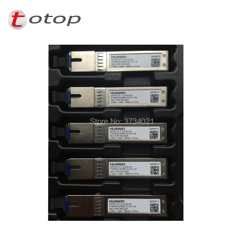 Оригинальный Новый хуавэй GPON OLT класса B + SFP модули, PTB38J0-653E-SC/PC для GPBD, GPFD карты