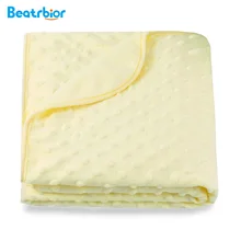 Детское одеяло для новорожденных Термальность мягкого флиса Bebes Одеяло мягкий пеленание Постельное белье Размеры 100*75 см