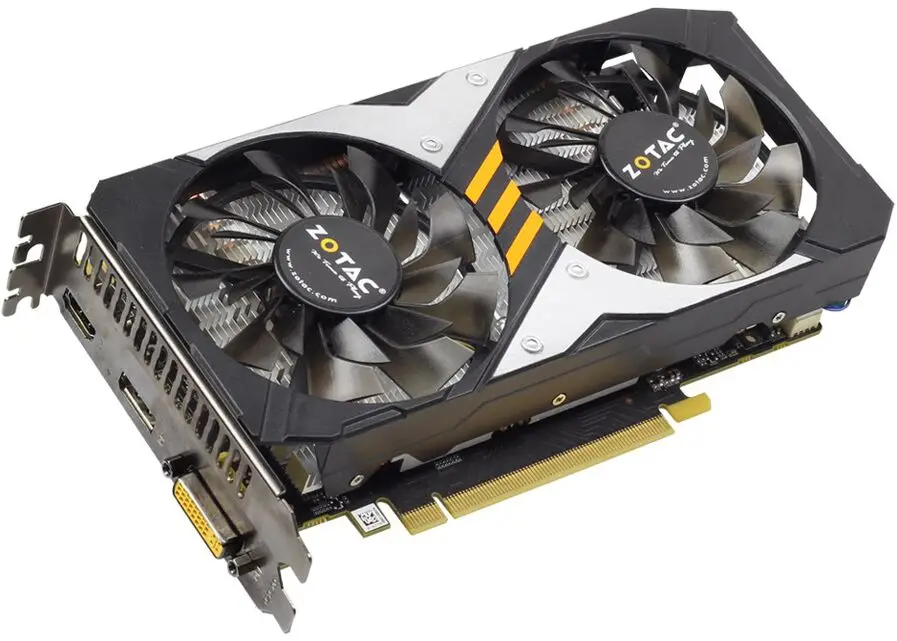 Оригинальная ZOTAC видеокарта GPU GTX960 4GD5 128 бит GDDR5 GM206 PCI-E видеокарты для NVIDIA GeForce GTX 960 4 Гб 1050 ti 1050ti