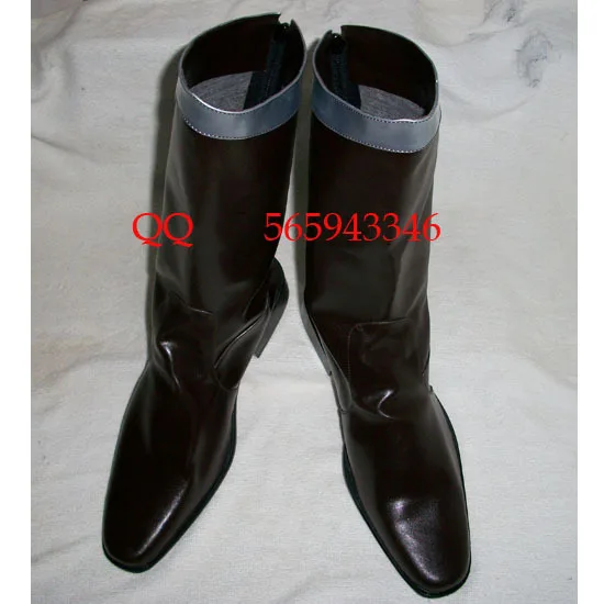 

Castlevania Mathias Cronqvist Black Halloween Christmas Cosplay Boots shoes S008