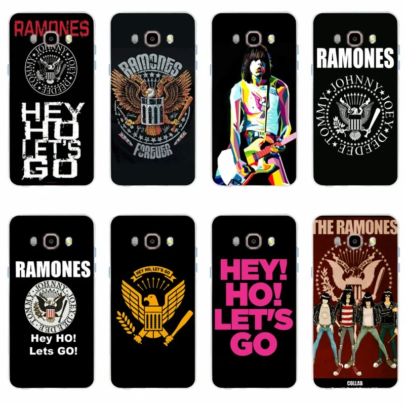 

Ramones Punk Cover Soft Silicone TPU Phone Case For Samsung Galaxy S6 S6edge S6Plus A7 S7edge S8 S9 Plus A5 J2 J5 J7 2016