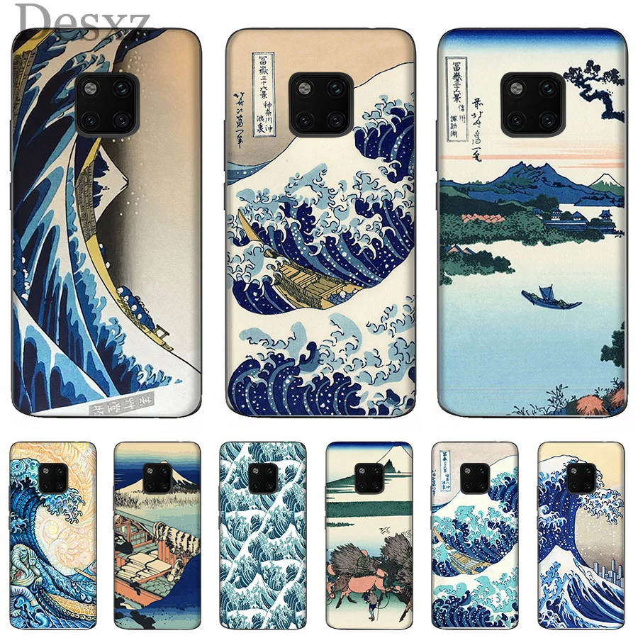 Чехол для телефона Hokusai The Great Wave Off Kanagawa чехол Huawei mate 10 20 lite Pro 2 3 4 4i i Y5 Y7 Y9