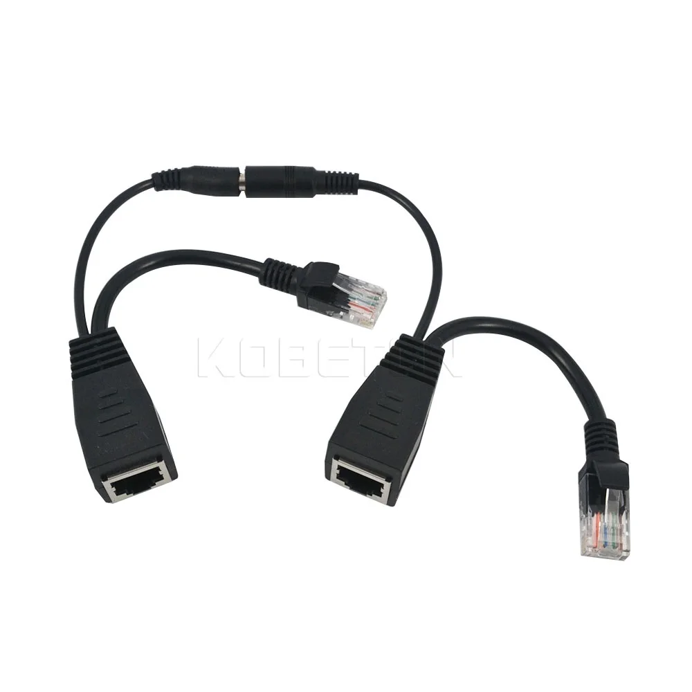 Сетевой фильтр Power Over Ethernet 30m 2 шт./лот Poe адаптер RJ45 инжектор + сплиттер 12 В 24