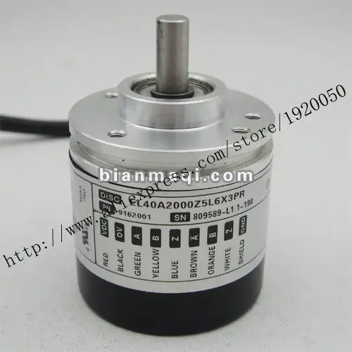 

The meaning Seoul record Eltra EL40A2000Z5L6X3PR2 rotary encoder pulse Shaft 6mm2000
