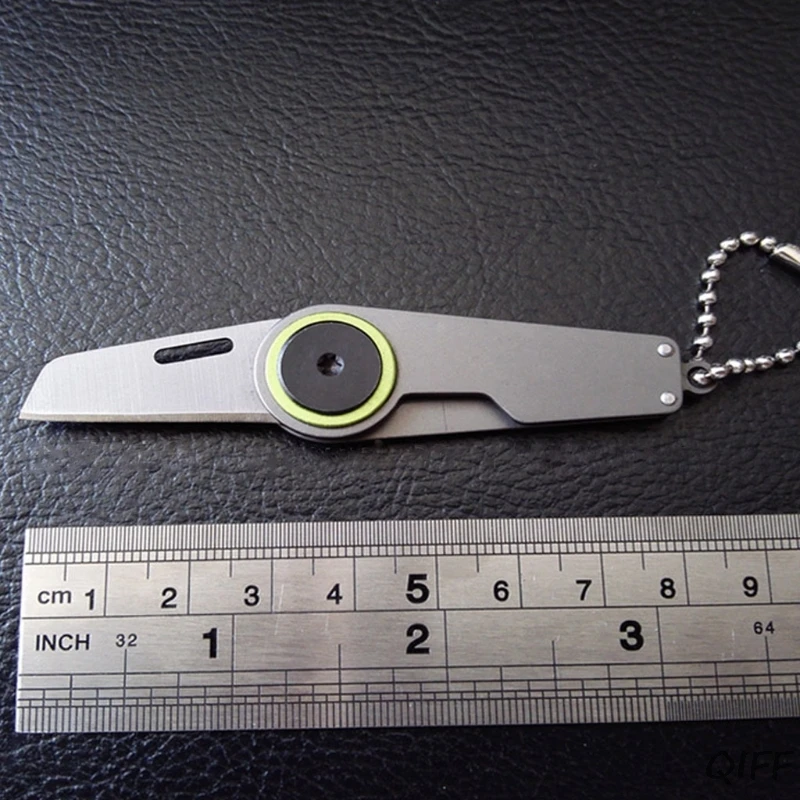 Тактический Мини карманный складной нож для выживания Портативный походный EDC брелок инструмент Mar28