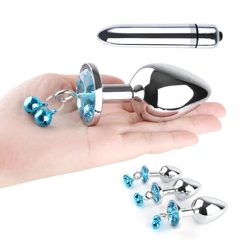 10 Speeds Rectal Enemator Anal Sex Toy for Couple Plug Butt Vibrator Stainless Steel Adult Products Trainer Men |