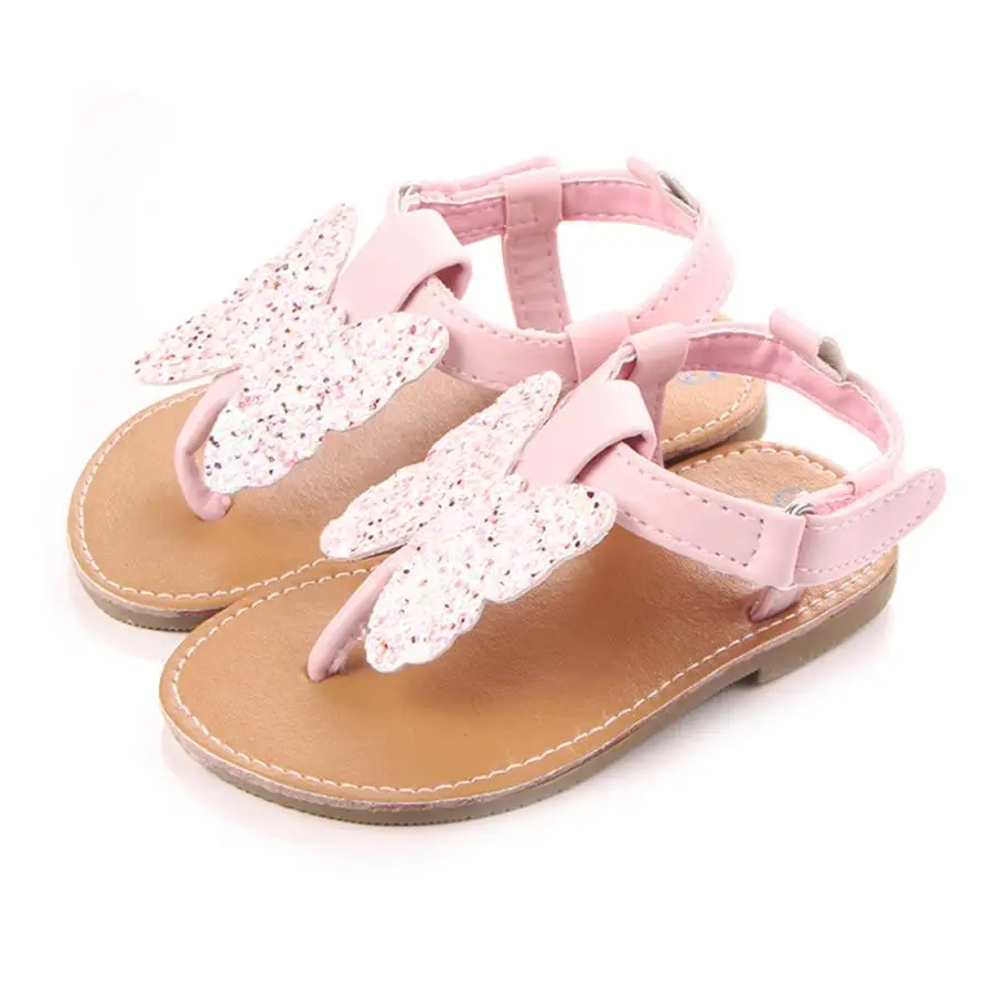 

New Spring Summer Soft Sole Baby Girl Baby Shoes Fashion Shoes Butterfly-Knot Shoes A4184