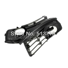 Dongzhen 2pcs Car Front Fog Light Cover Trim Decorative Frame for VW Jetta MK5 2006-2009 ABS Chrome Auto Exterior Accessories