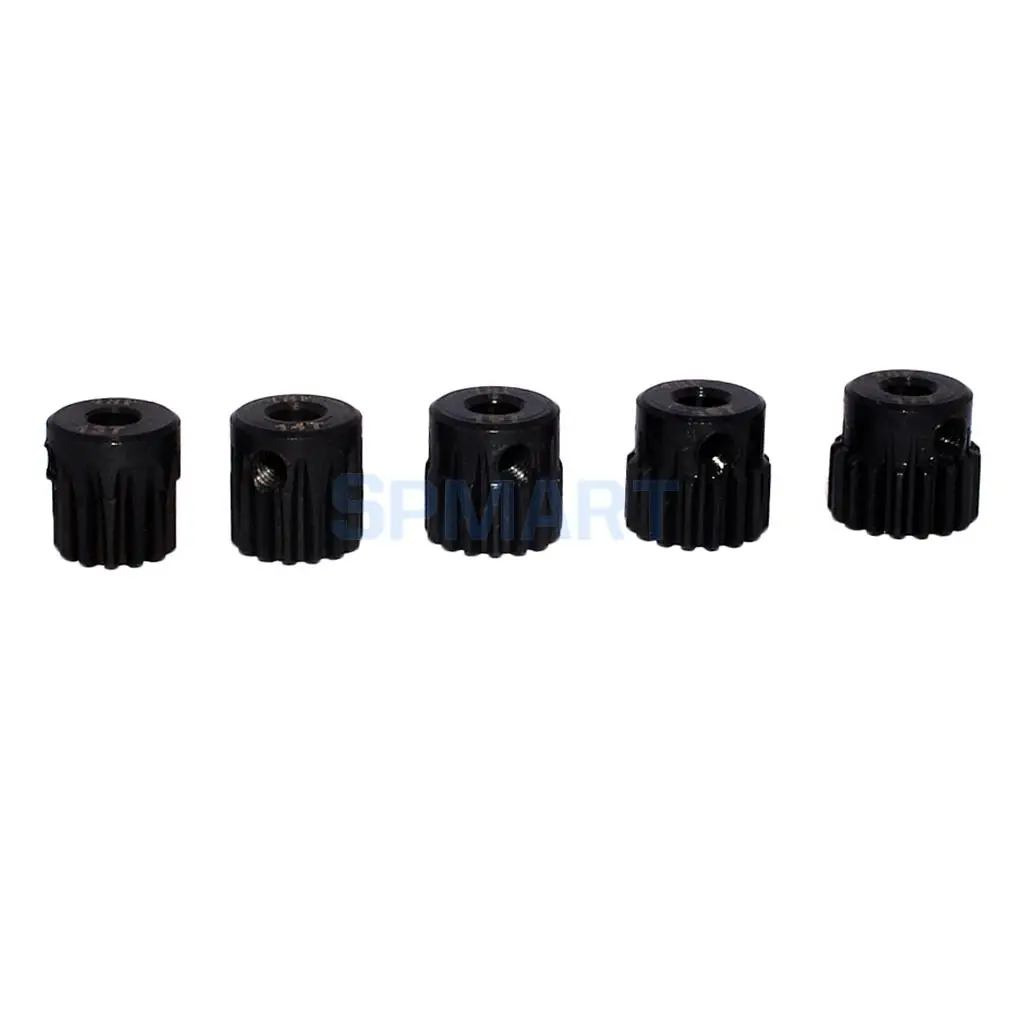 48DP 13T-17T Pinion 3.175mm Motor Gear Set for 1/10 RC Car DIY Accessories