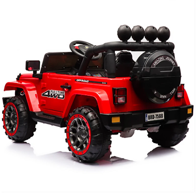 

Children's electric car four-wheel four-drive off-road vehicle baby rocking car with remote control children toy car