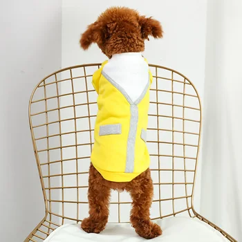 

1pcs Puppy Clothes Schnauzer Pitbull French Bulldog Yellow Classic Cats Dog Clothes Teddy Chihuahua Dog Accessories Pet Supplies