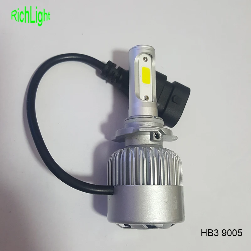 Белый 12V 6000K cob Автомобильный светодиодный HB3 9005 головной светильник лампы для DODGE