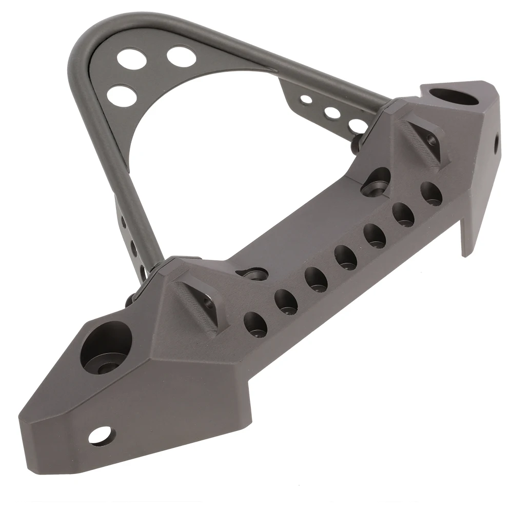 

RC Car Metal Front Bumper with Light for 1/10 RC Crawler RC Car Traxxas TRX-4 Axial SCX10 & SCX10 II 90046