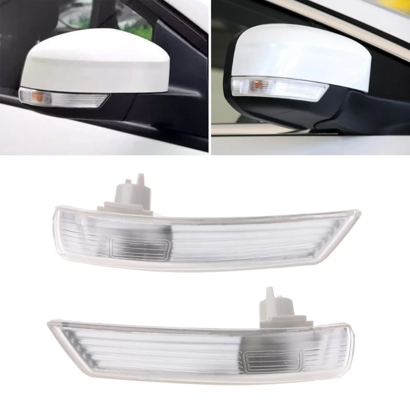 

Left Is Cab Right Is Co-pilot Vehicle Mirror Turn Signal Corner Light Lamp Cover Shade For Ford for Focus II 2 III 3 Mondeo