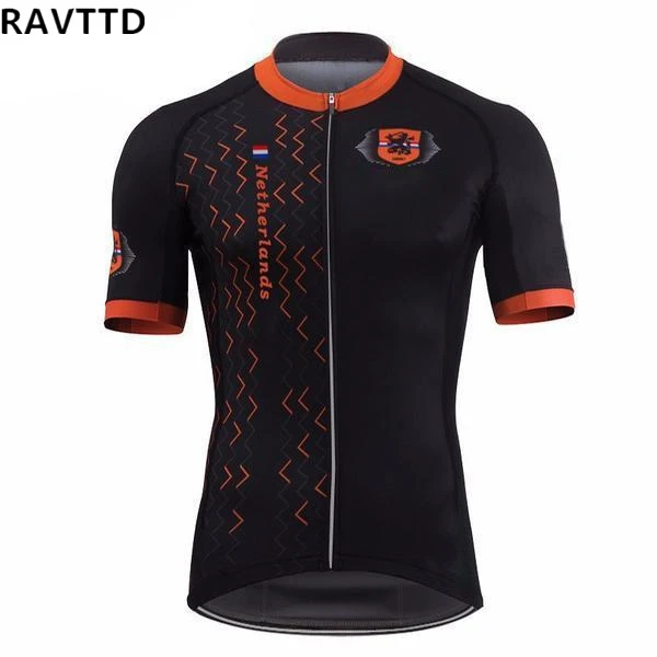 Нидерланды велосипедная одежда Roupa Ciclismo велоспорт джерси 100% полиэстер дышащий