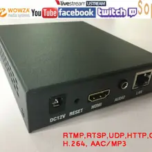 H.264 HDMI кодировщик через HTTP RTSP RTMPS UDP к IPTV трансляции с аудио линией в