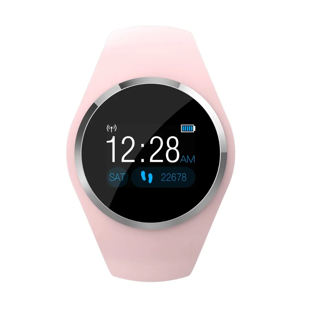 

696 Q1 Smart Watch Men Women Stainless Steel Wristband Life Waterproof Wearable Device Smartwatch Fitness Bracelet