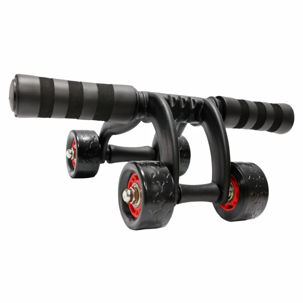 Fitness Ab roller four-wheeled Power 4 Wheels Triple AB Abdominal muscle Roller bodybuilding training tools crossfit Ab roller Fitness Ab roller four-wheeled Power 4 Wheels Triple AB Abdominal muscle Roller bodybuilding training tools crossfit Ab roller