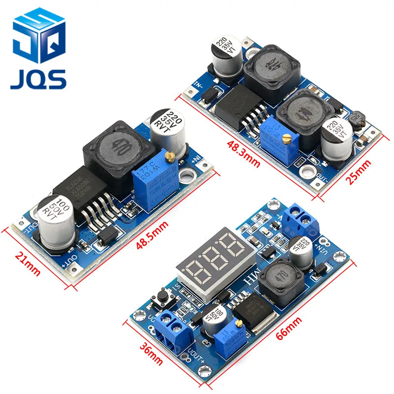 

XL6009 Boost Converter Step Up Adjustable 15W 5-32V to 5-50V DC-DC Power Supply Module High Performance Low Ripple