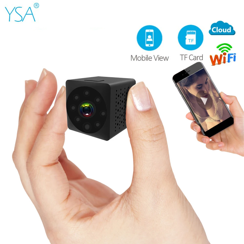 

Mini Camera 720P HD IR Night Vision Wifi Wireless Security IP Camera Wi-Fi Two-Way Audio Home Indoor Recorder Video CCTV Cam